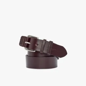 1 1/2" Covered Buckle Belt - Chestnut