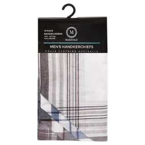 13 Pack (Bakers Dozen) Handkerchief Set