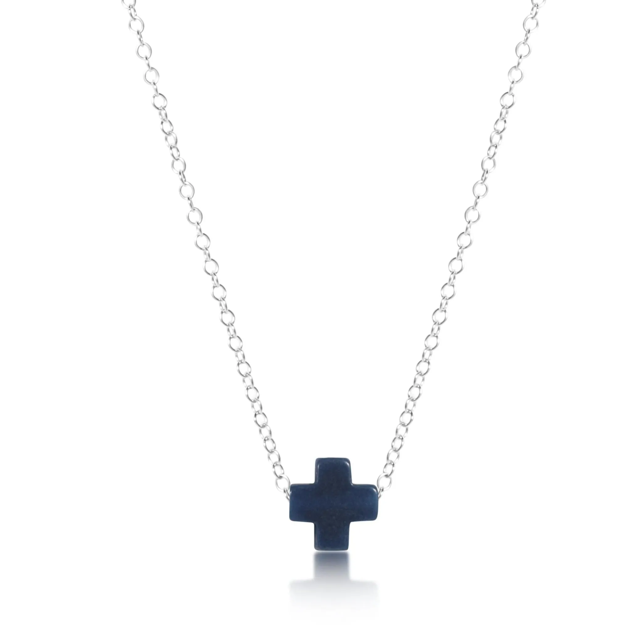 16" Necklace Sterling - Signature Cross