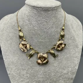 1940’s USA vermeil necklace