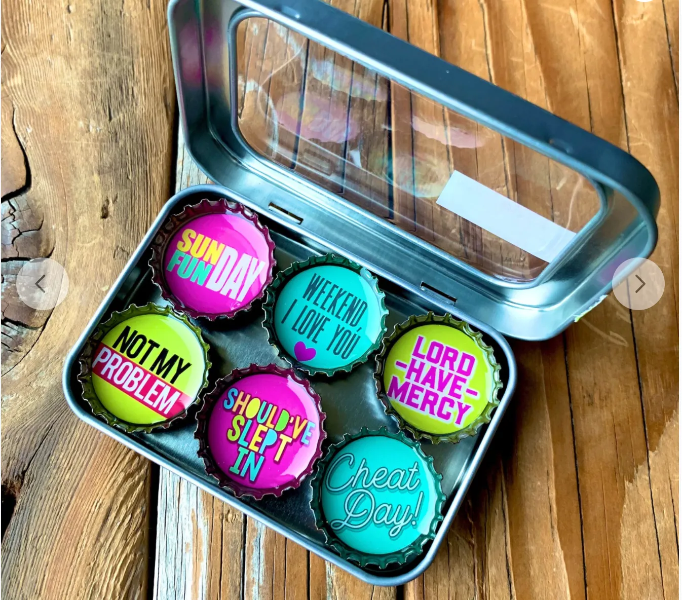 Adulting Bottle Cap Magnets