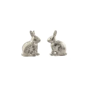 Alex Monroe Sitting Bunny Stud Earrings