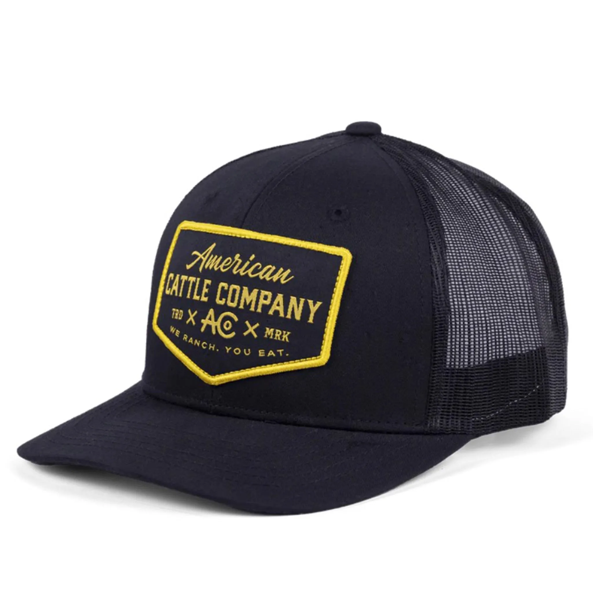 Black & Yellow Adjustable Cap from American Cattle Company