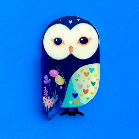 Aurora the barn owl - Brooch