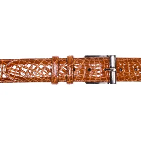 Belt in Cognac Alligator