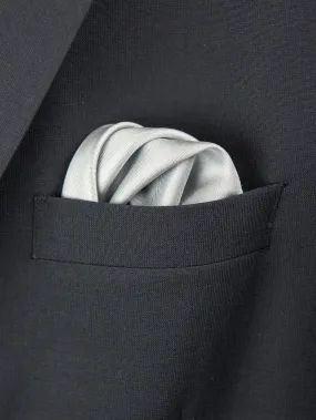 Boy's Pocket Square 27711 Silver