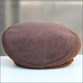 Brown Cord Cap 