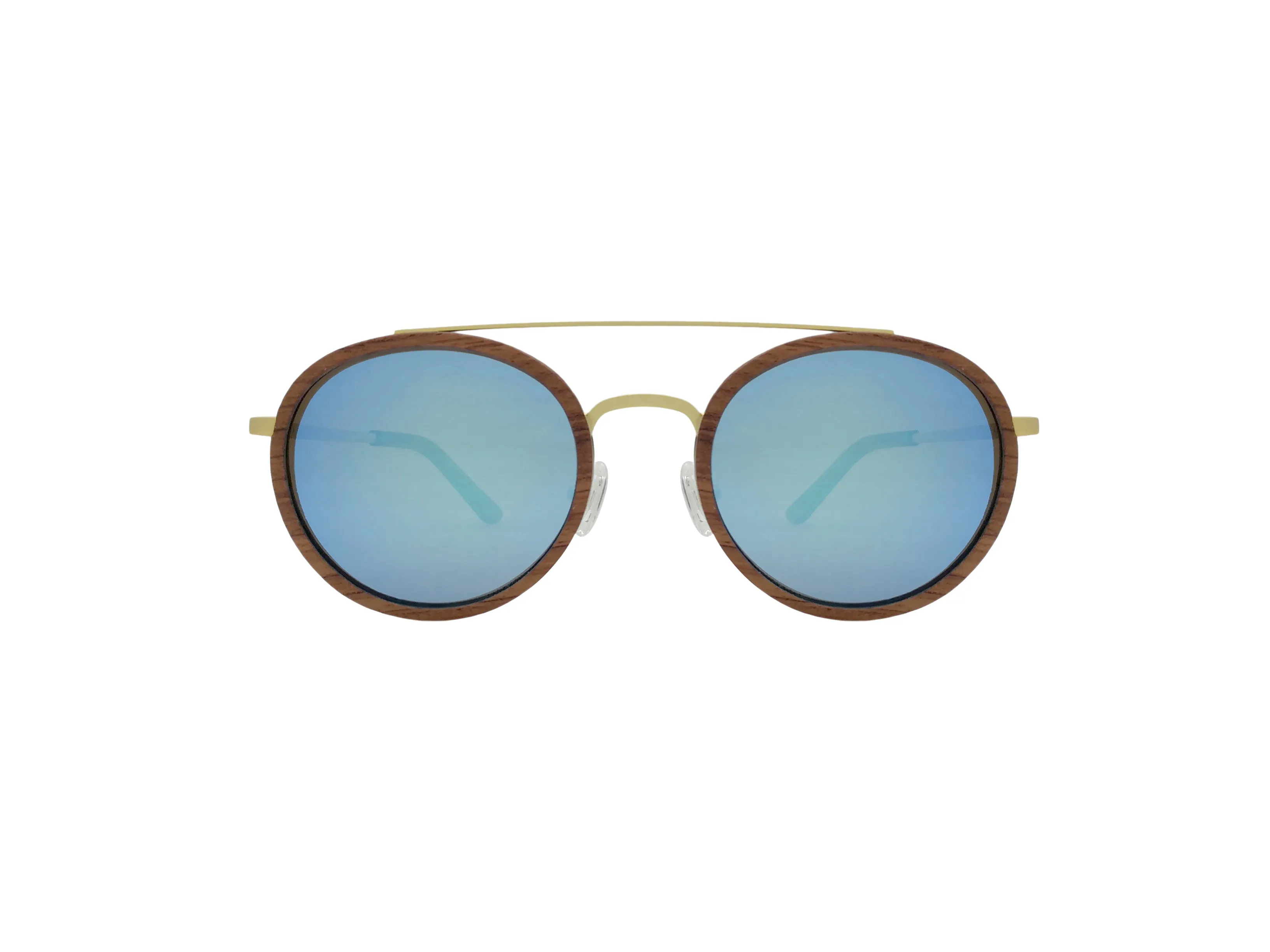 Caden Wood & Metal Sunglasses