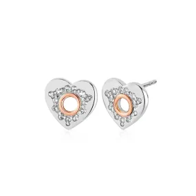 Clogau Cariad Sparkle Stud Earrings