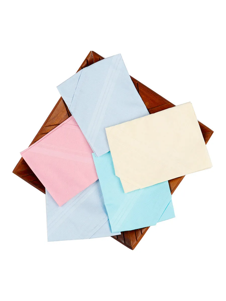 Cotton Colour Hand Kerchief Ever Fresh (6 in 1)