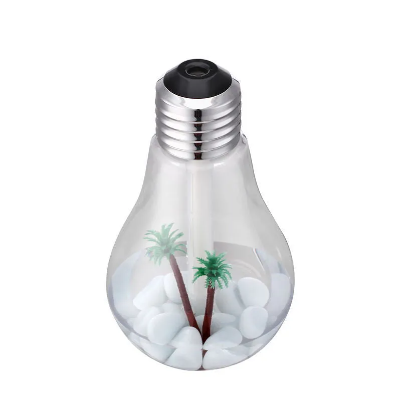 Creative colorful bulb humidifier