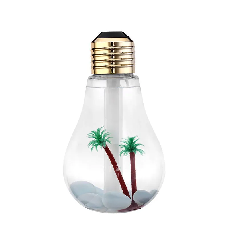 Creative colorful bulb humidifier