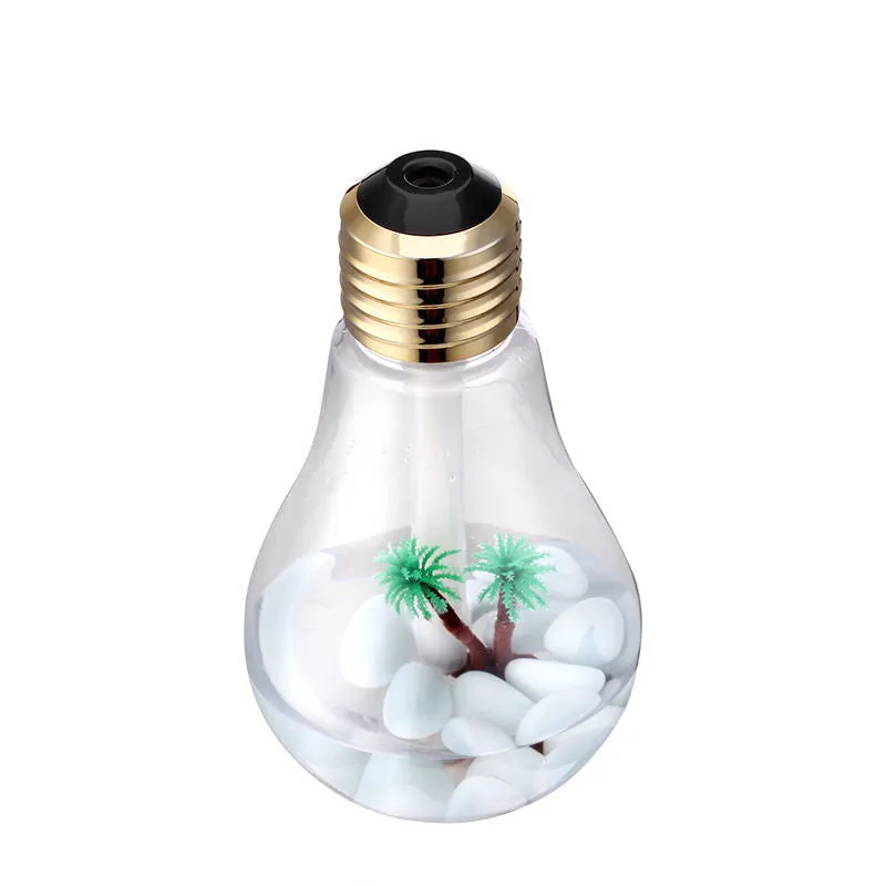 Creative colorful bulb humidifier