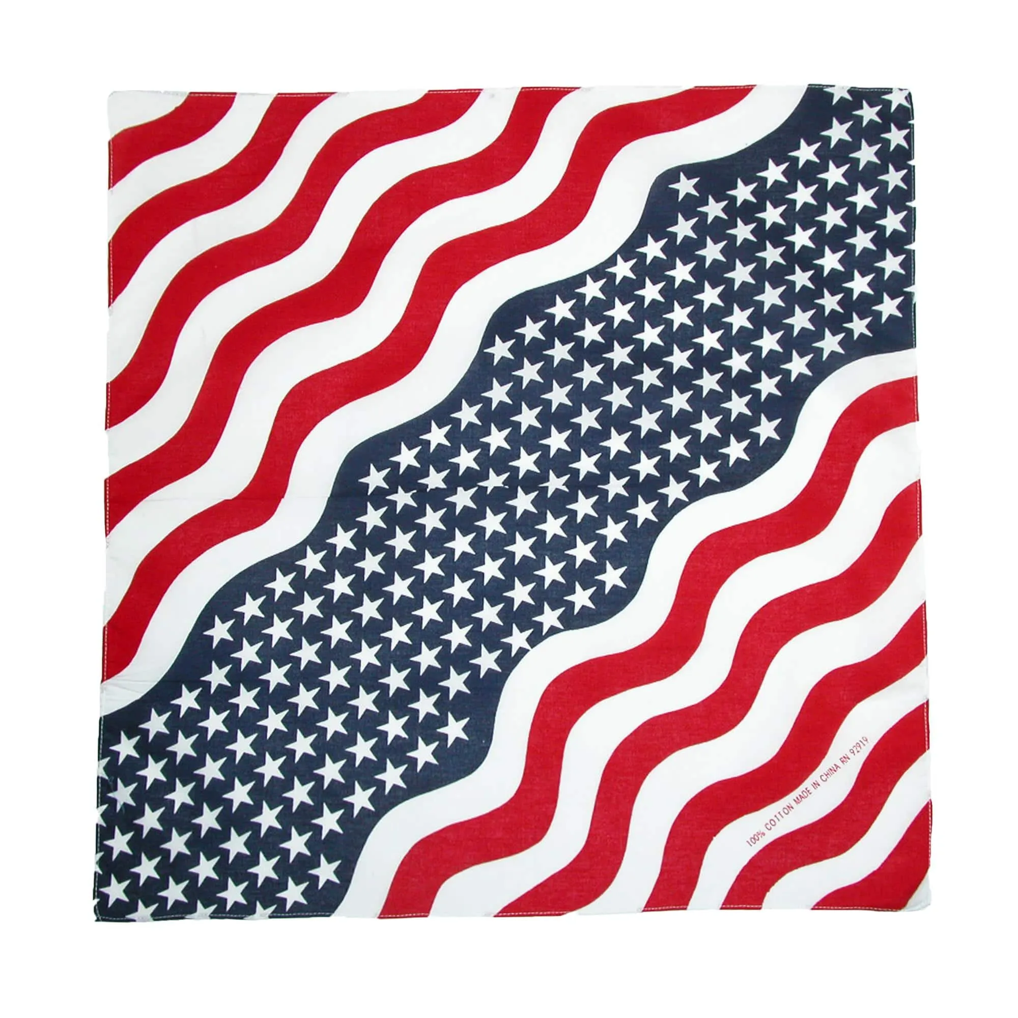 CTM® Cotton American Flag Bandanas