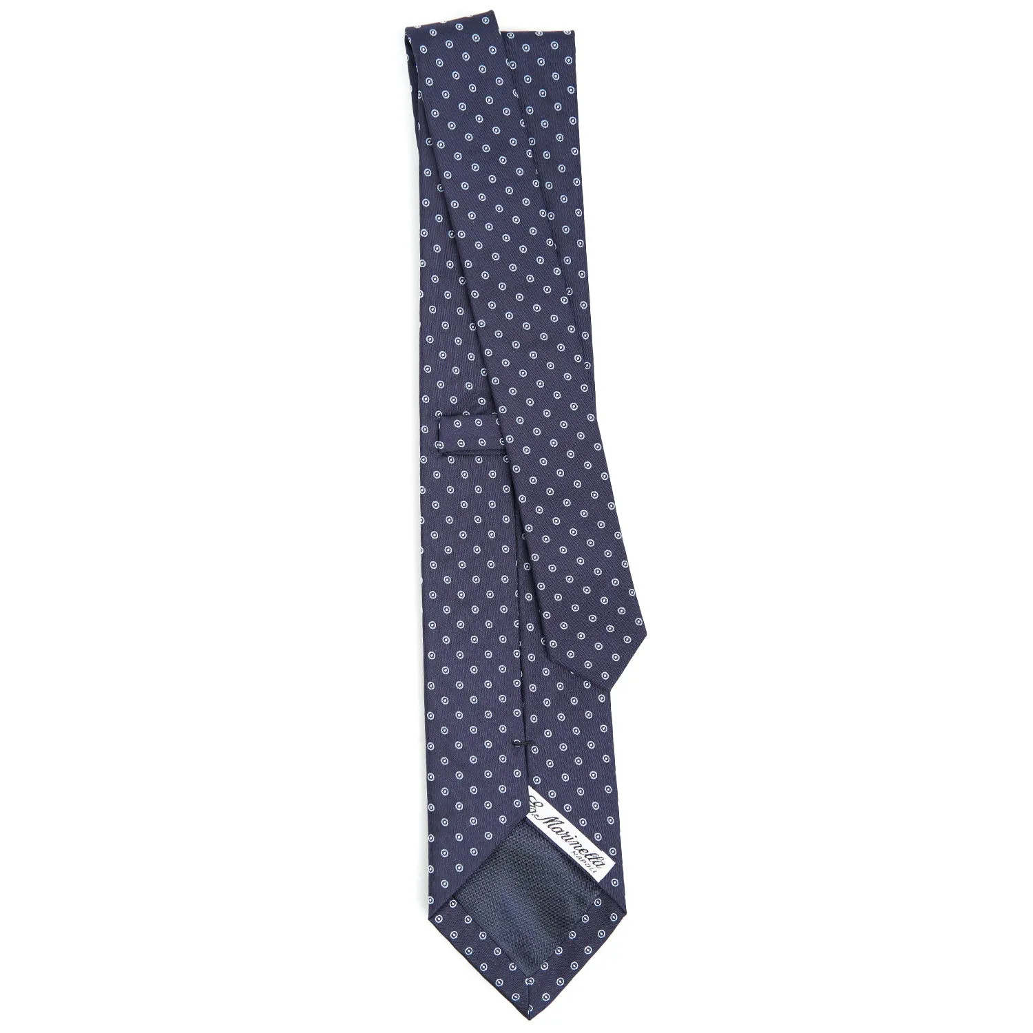 DARK BLUE SARTORIAL JACQUARD SILK TIE