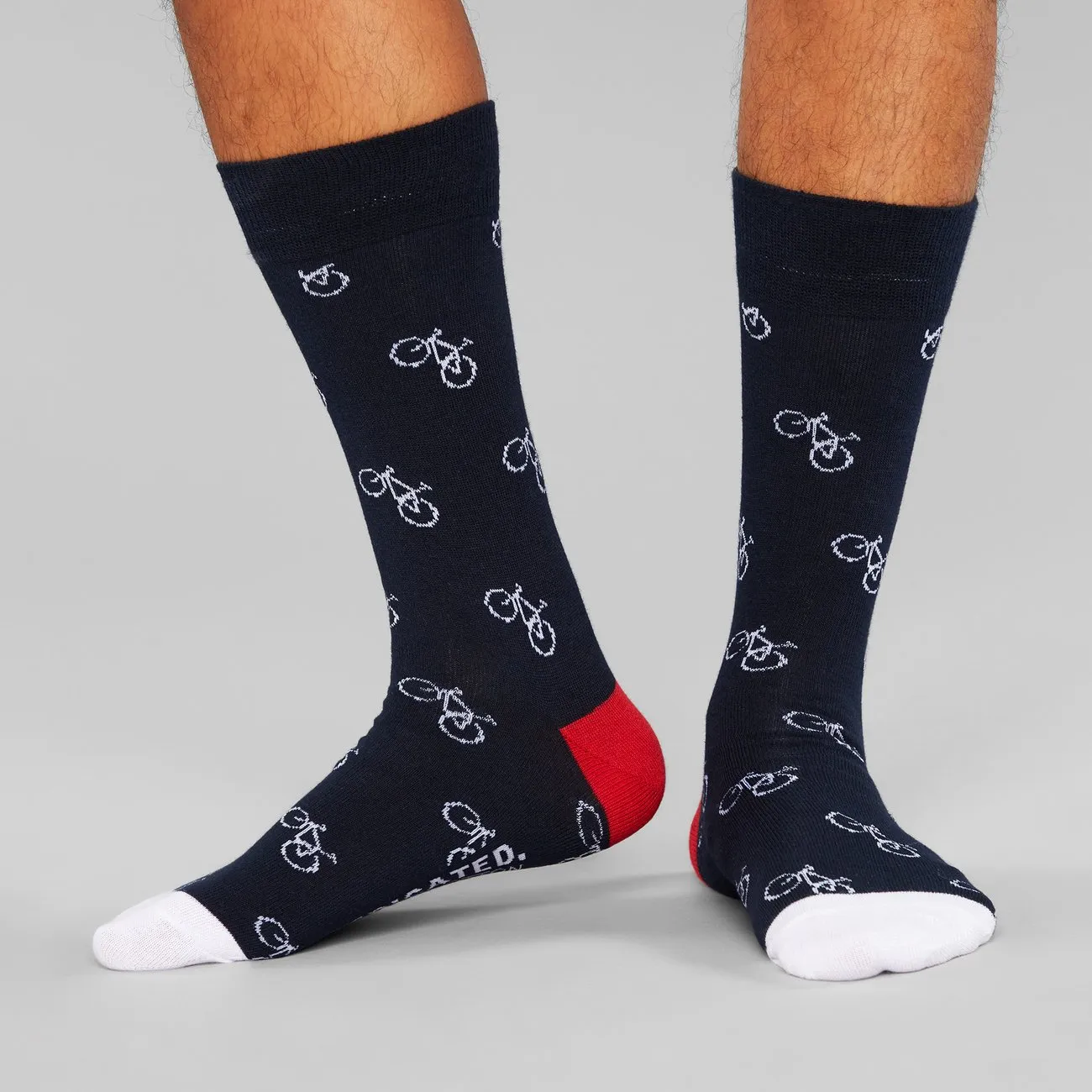 DEDICATED Gift Box Socks Sigtuna Bike pattern 5-pack