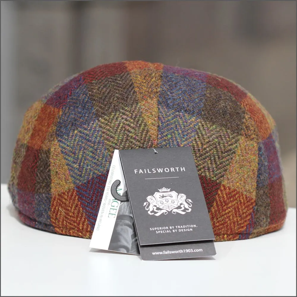 Donegal Tweed Patch Red Cap 