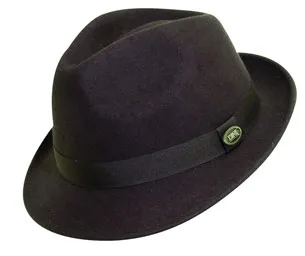 Dorfman Pacific - Crushable Wool Felt Fedora Hat