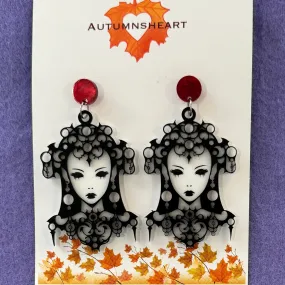 Female vampire - earrings