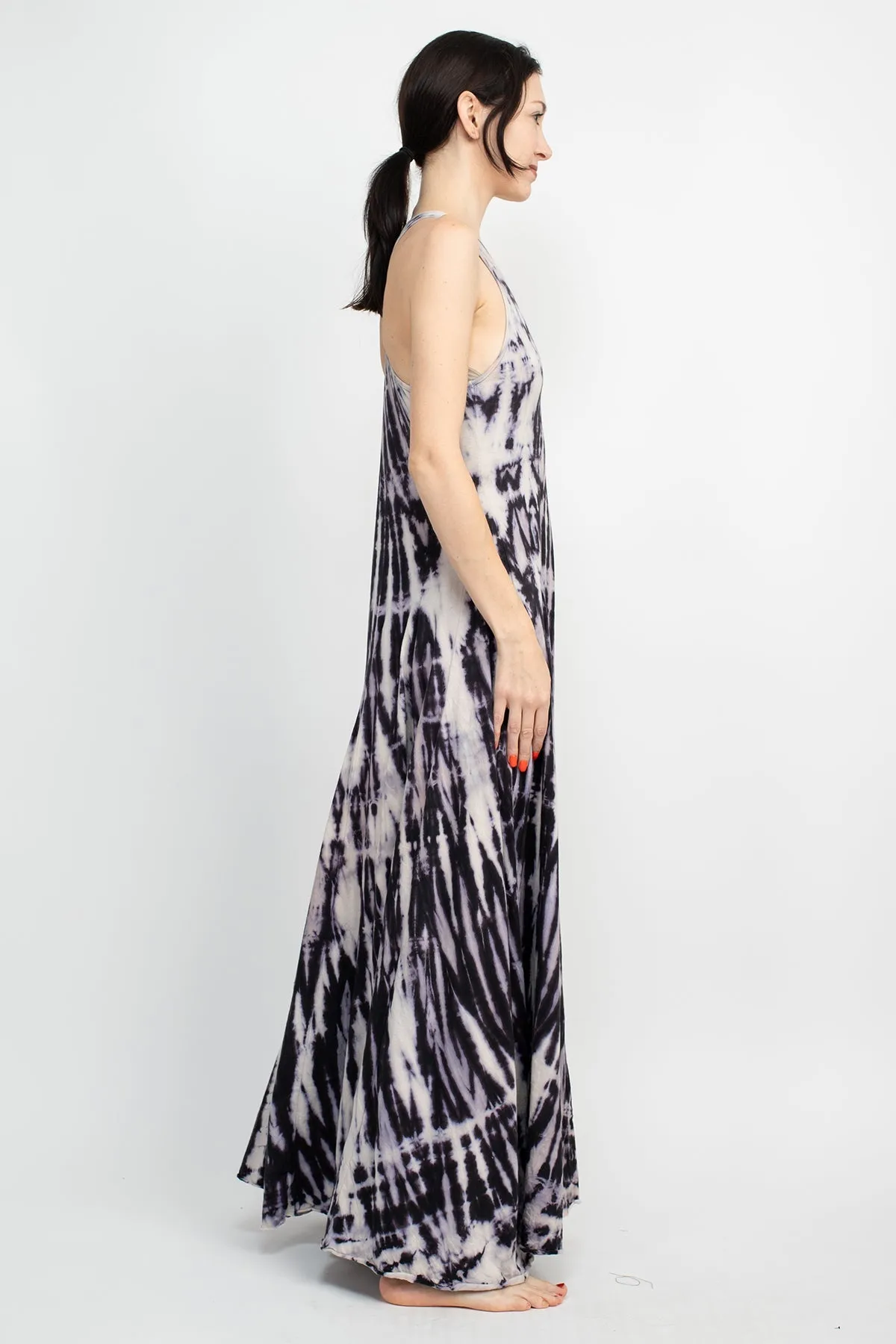 Flowy Tie-dye Maxi Dress