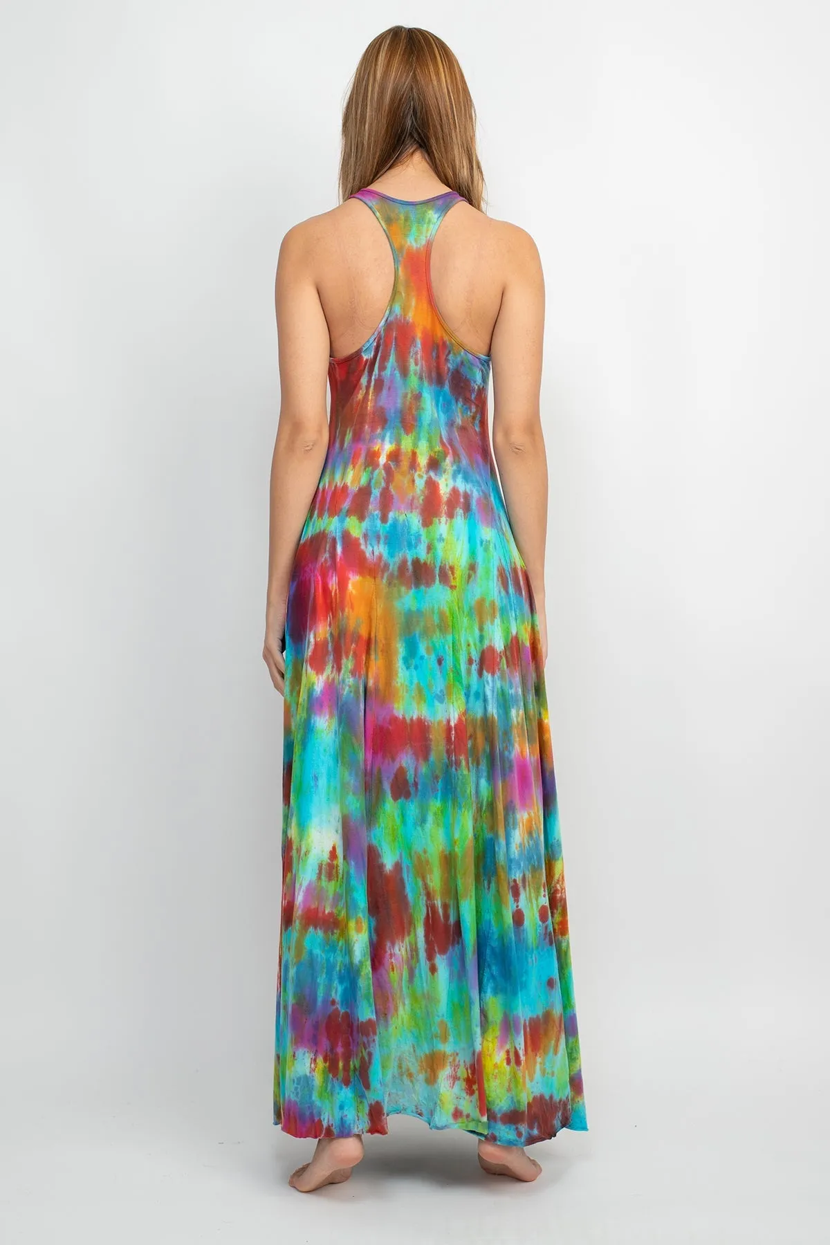 Flowy Tie-dye Maxi Dress