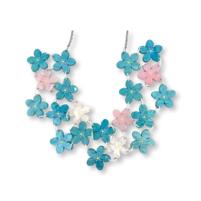 Forget-Me-Not- necklace - Set of 2