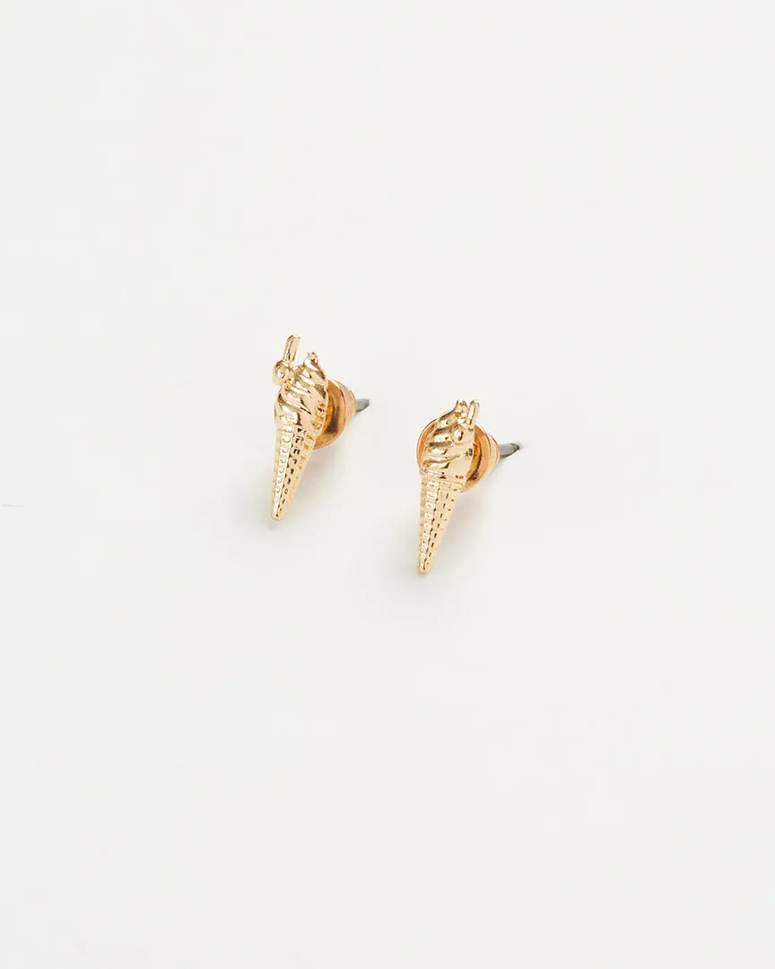 Gold Ice Cream Earrings