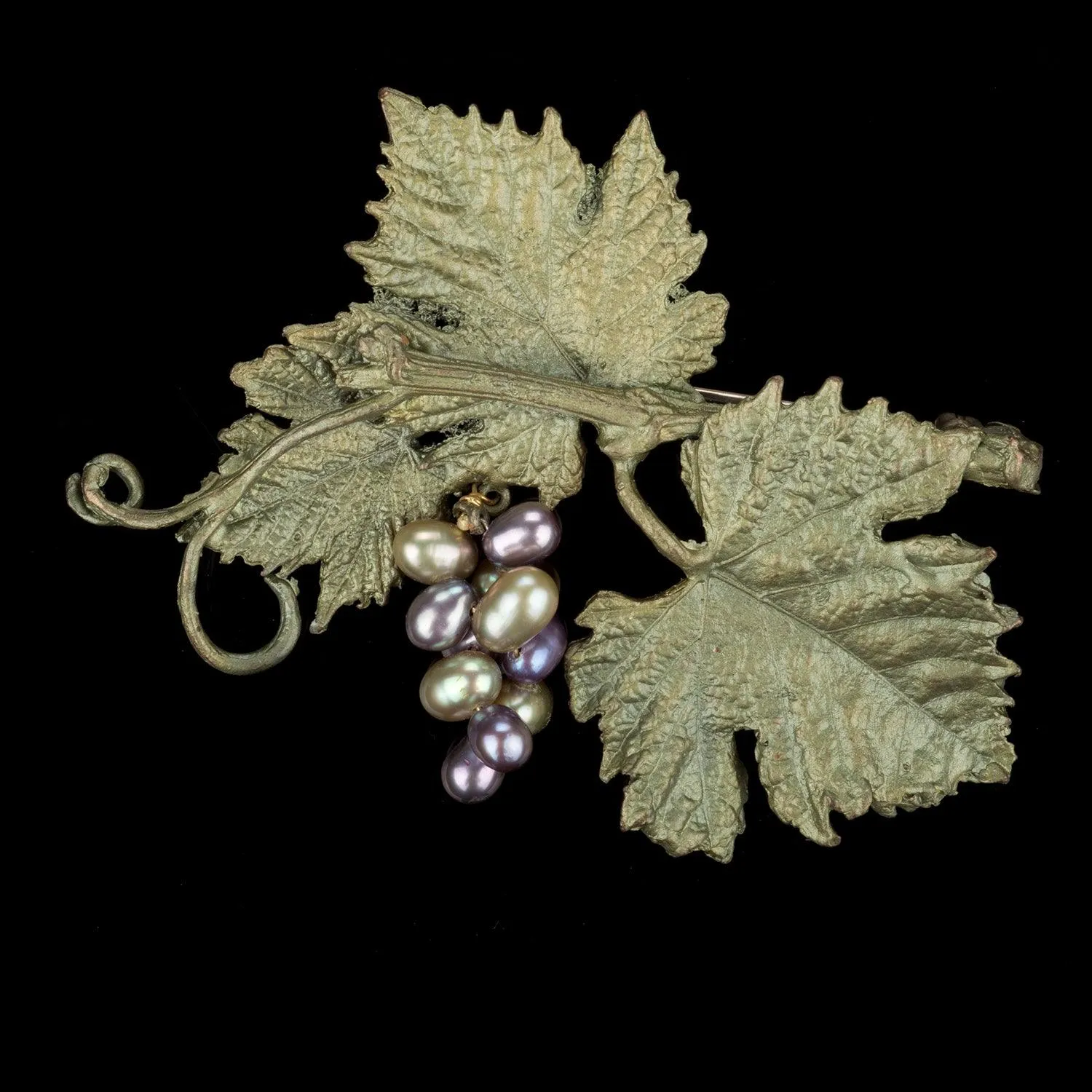 Grape Vines Brooch