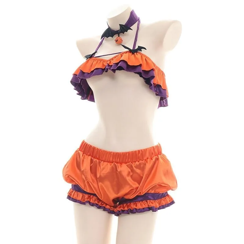 Halloween Bloomer Baby Lingerie Set