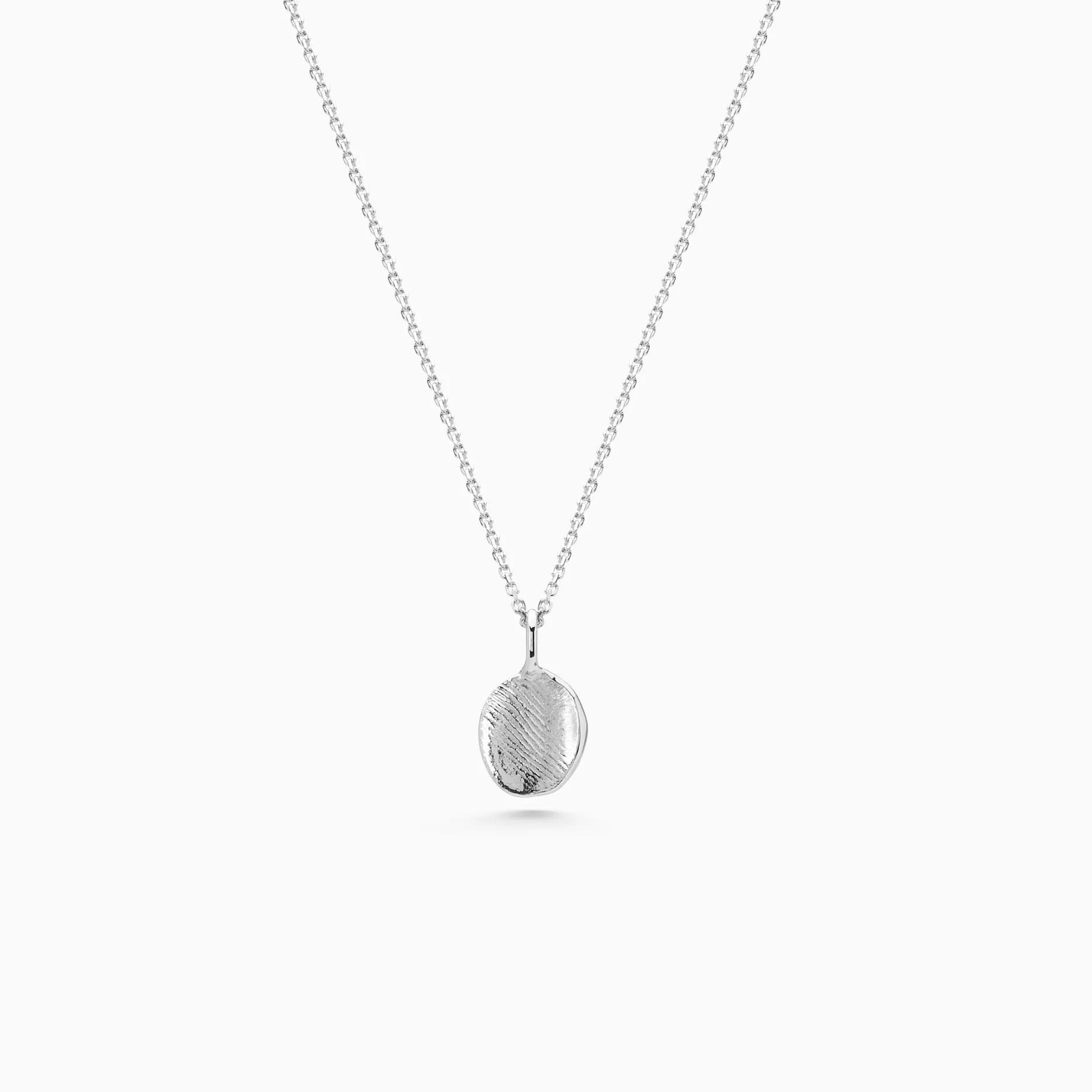 Impression Necklace | White Gold