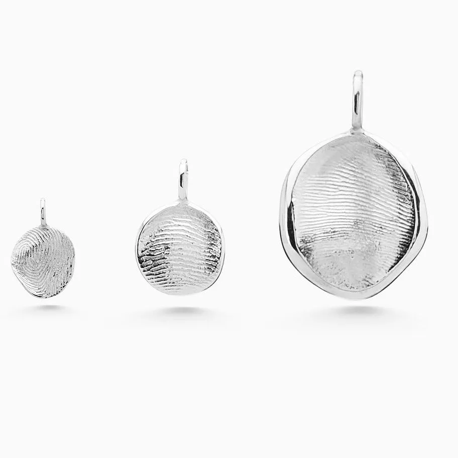 Impression Necklace | White Gold