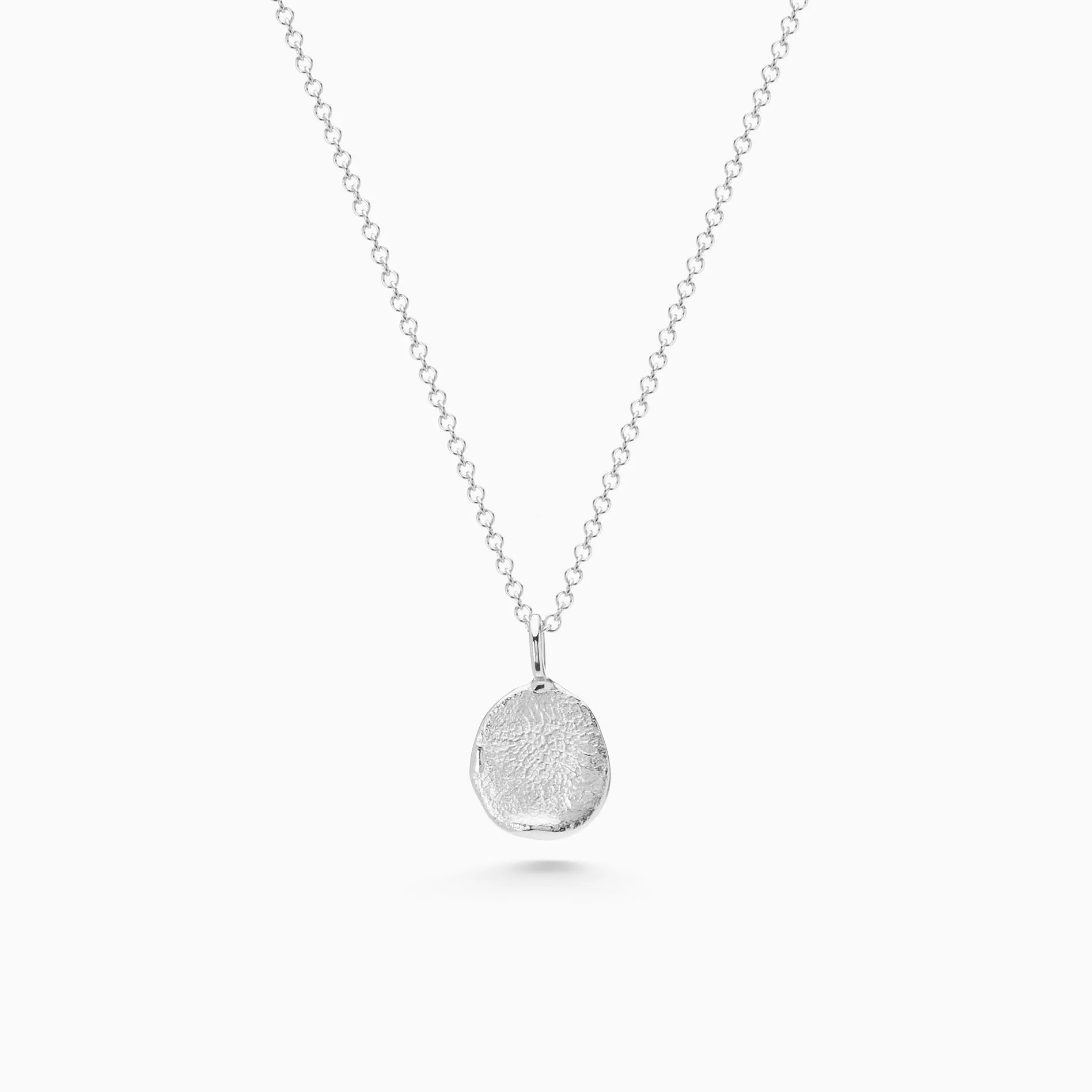 Impression Necklace | White Gold