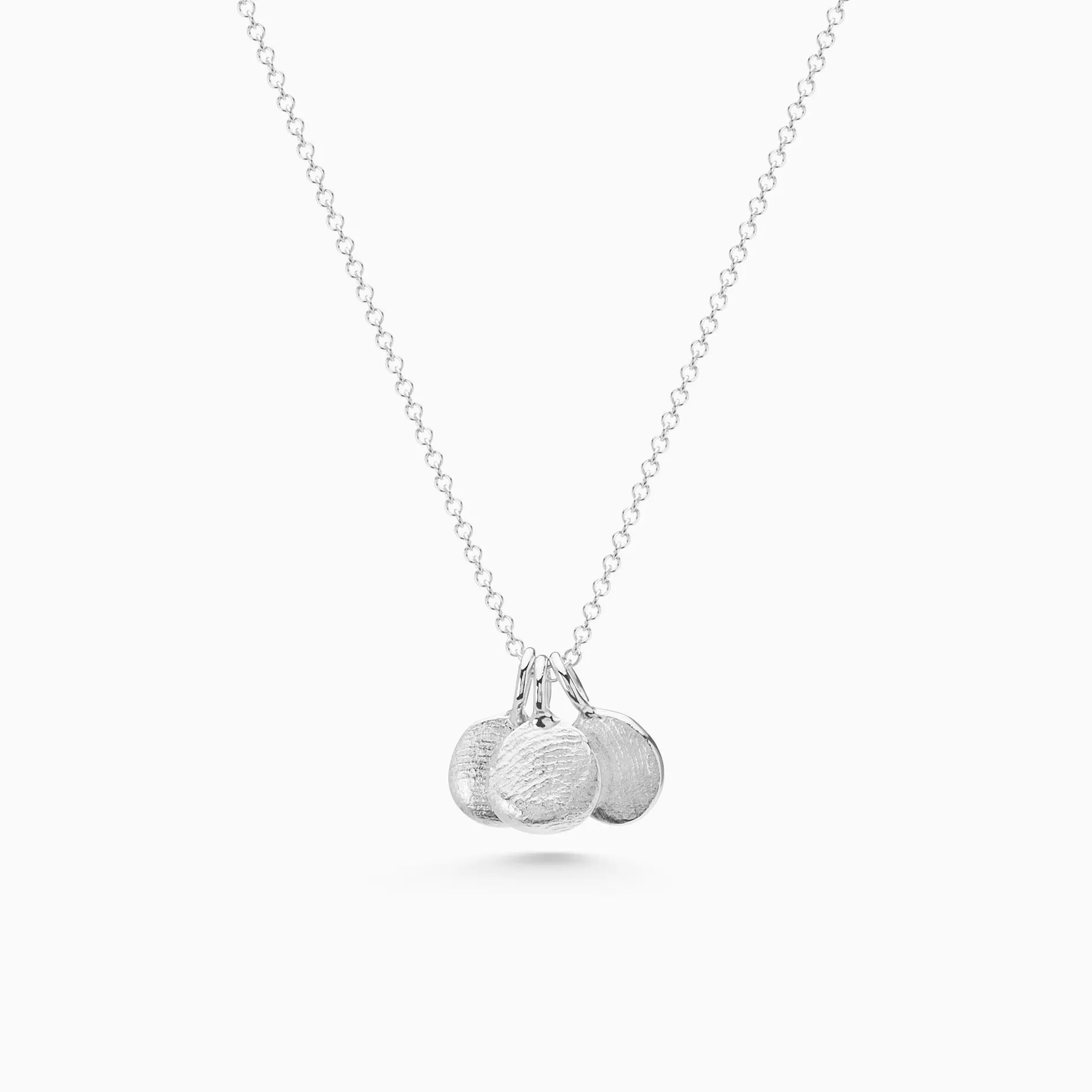 Impression Necklace | White Gold