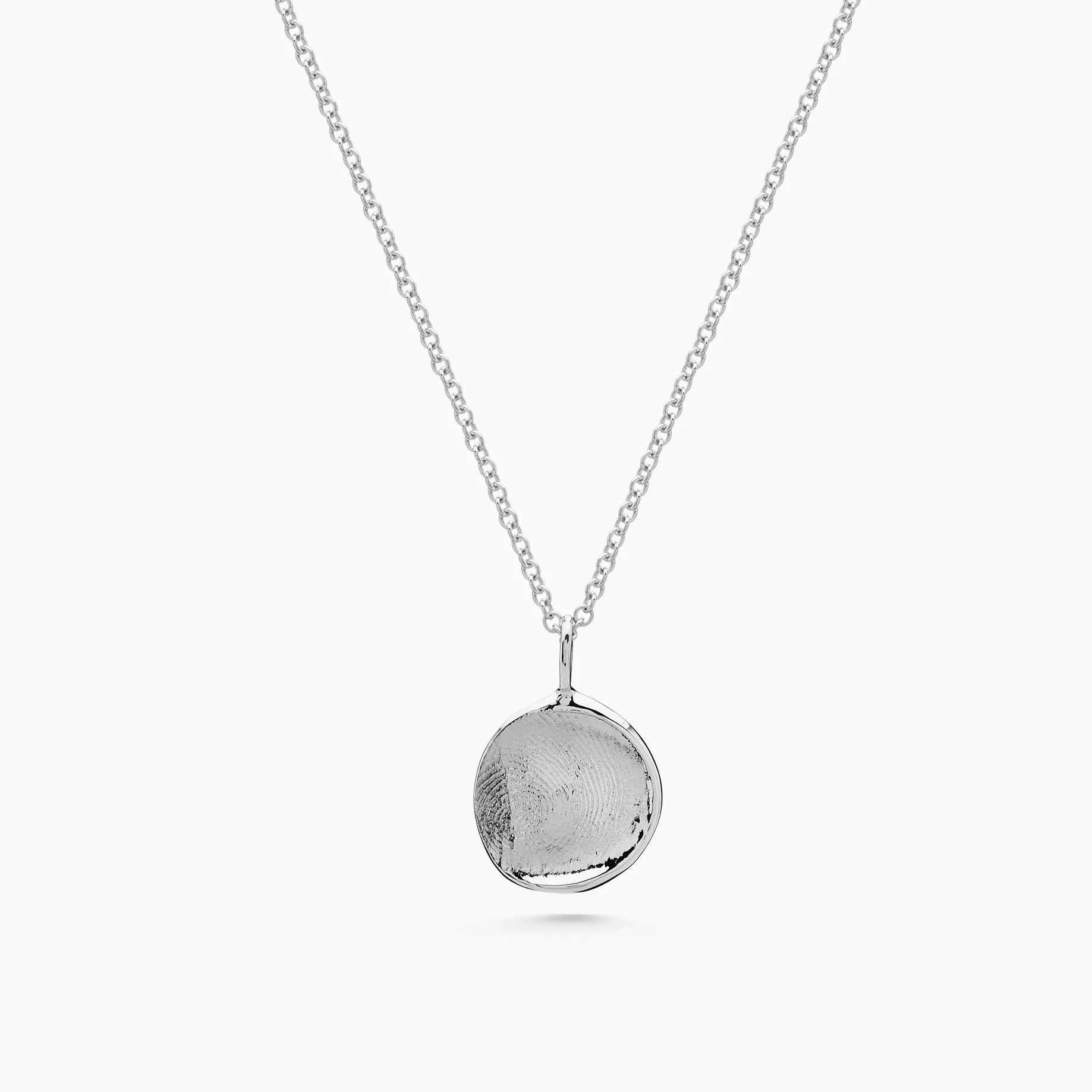 Impression Necklace | White Gold