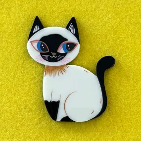 Jasmine the Siamese - Brooch