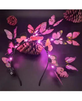 LIGHT UP BUTTERFLIES HEADBAND