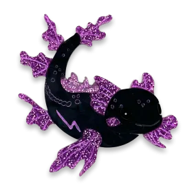 Muffin Axolotl  - brooch