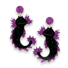 Muffin Axolotl  - earrings