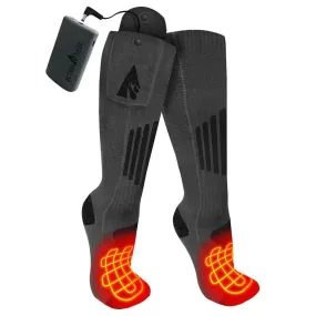 Open Box ActionHeat Wool 3.7V Rechargeable Heated Socks 2.0 with Remote