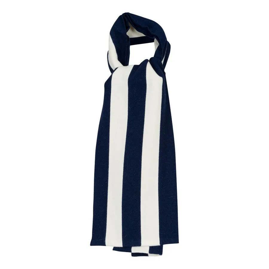 OXFOX Scarves Queens - University College - Dark Blue White