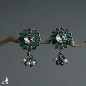 OXIDIZED EARRING AP23-4476