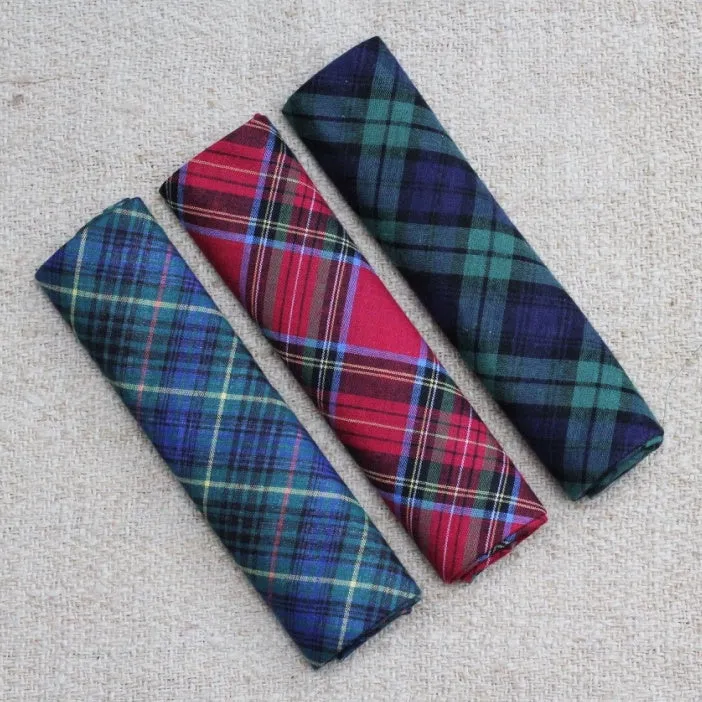 Pack of 3 Tartan Handkerchiefs