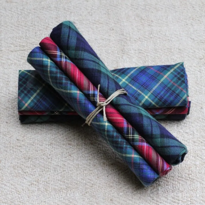 Pack of 3 Tartan Handkerchiefs