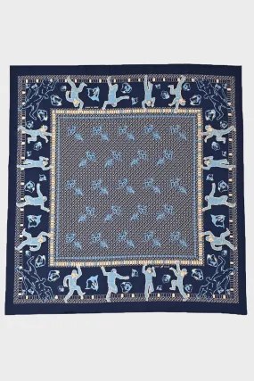 "Eejyanaika" Bandana - Indigo Asagi