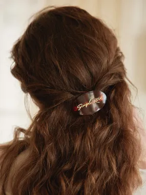 Retro Brown Hair Clips