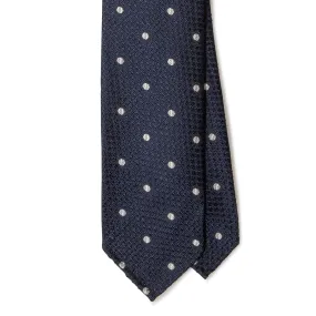 Silk Grenadine Dot Hand-rolled Tie