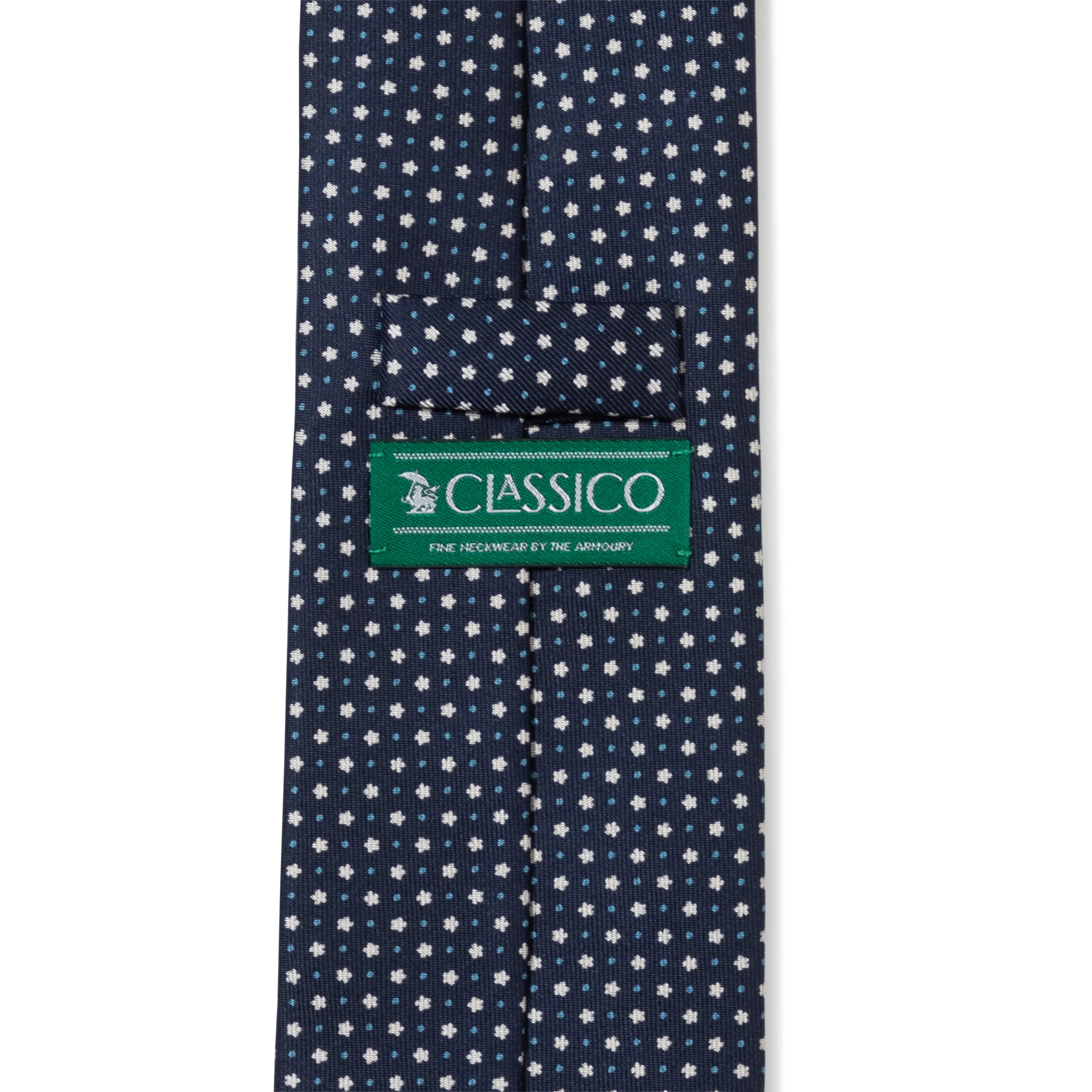 Silk Micro Floral Classico Tie