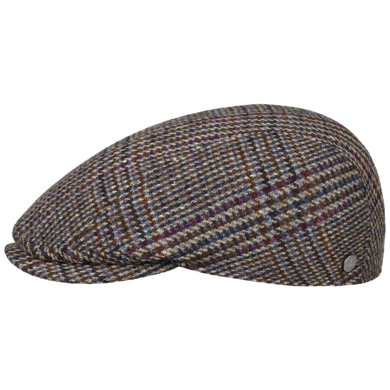 Spickard Ivy Glencheck Flat Cap by Lierys