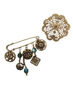 The Cellini Vintage Brooch Set